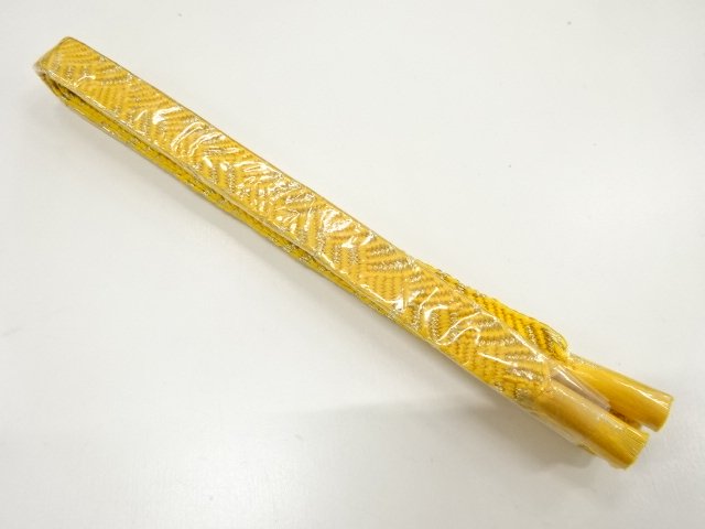 JAPANESE KIMONO / UNUSED HAND-TIED OBIJIME